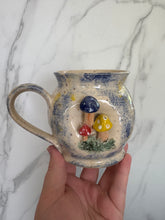 Load image into Gallery viewer, 3D Toadstool Mug | Blue/Yellow | ~16 oz