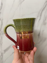 Load image into Gallery viewer, "Warm Wishes" Mug | REAL GOLD Writing | ~14oz