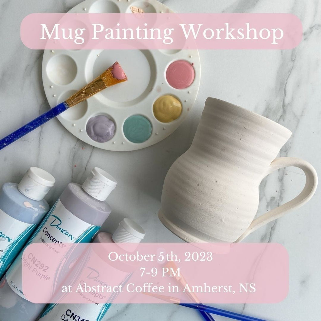 Paint Your Own Booty Mug Workshop | October 5th 2023, 7-9pm