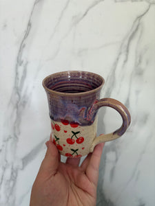 Cherry Transfer Mug | ~ 14 oz