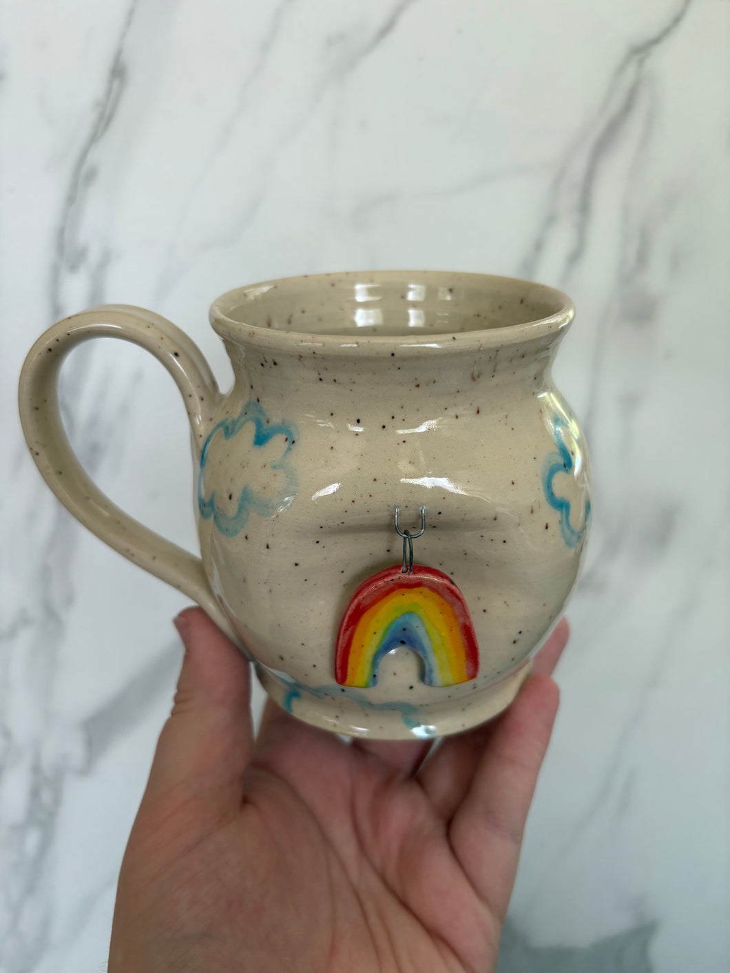 Rainbow Charm Mug | ~14 oz