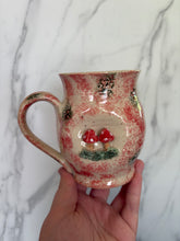 Load image into Gallery viewer, 3D Toadstool Mug | Red/Green | ~16 oz
