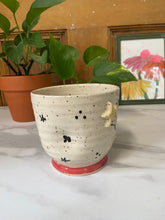 Load image into Gallery viewer, Shooting Star Cup | Red foot | Hand grips | ~14oz

