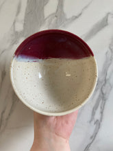 Load image into Gallery viewer, Cereal Bowl in &quot;Cranberry Cloud&quot; | SECOND
