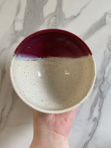Cereal Bowl in "Cranberry Cloud" | SECOND