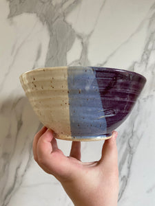 Medium Bowl in "Blueberries and Cream" | SECOND