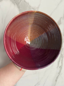 Medium Bowl in "Very Berry Shimmer" ~ 8" Diameter | SECOND
