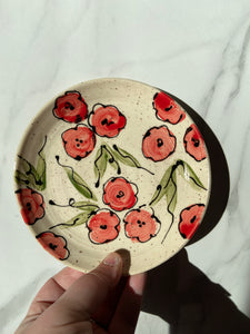 Poppy Side Plate ~6" Diameter