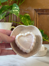 Load image into Gallery viewer, Heart Dish with Heart Shaped Soy Candle
