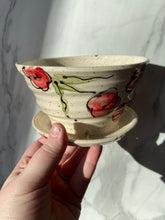 Load image into Gallery viewer, Poppy Planter with Drainage Hole ~6&quot; Wide
