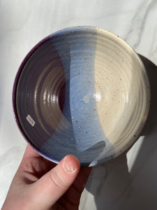 Cereal Bowl in "Blueberries and Cream"