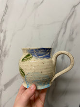 Load image into Gallery viewer, Carved Rose Mug | Blues | ~16oz
