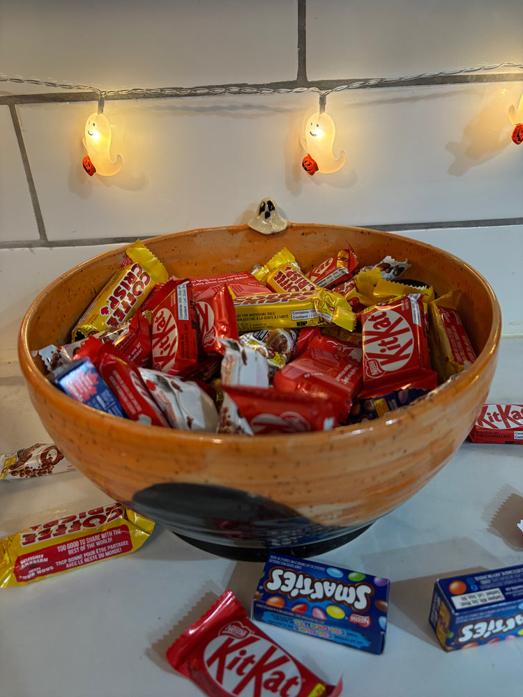 Large Halloween Treat Bowl | Tiny Ghost