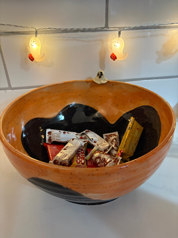 Large Halloween Treat Bowl | Tiny Ghost