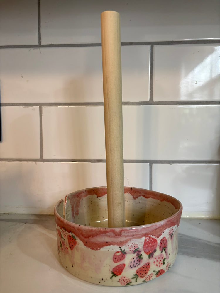 Paper Towel Roll Holder | Strawberries