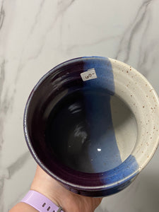 Medium Vase in "Blueberries and Cream"