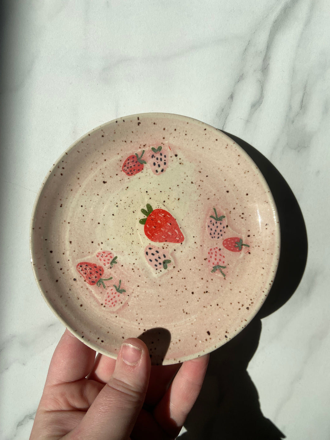 Strawberry Side Plate | ~ 6