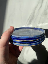 Load image into Gallery viewer, Side Plates in &quot;Midnight Surf&quot; | Set of 4 | ~ 5&quot; Diameter
