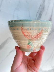 Mermaid Cereal Bowl | Turquoise Top