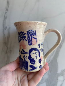 Blue Ladies Mug | ~14oz