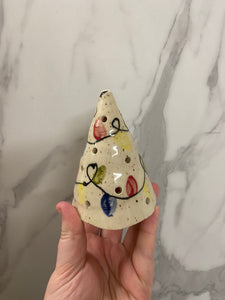 Small Christmas Tree Candle Cover | Christmas Lights