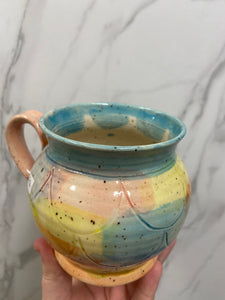 Mermaid Mug | Turquoise/Pink | ~16oz