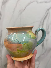 Load image into Gallery viewer, Mermaid Mug | Pink/Turquoise | ~16oz
