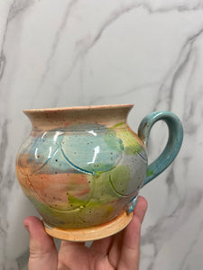 Mermaid Mug | Pink/Turquoise | ~16oz