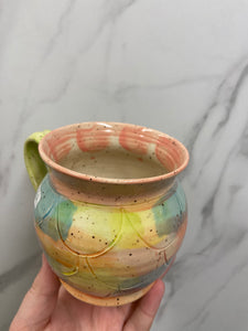 Mermaid Mug | Pink/Green | ~16oz