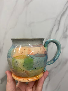 Mermaid Mug | Purple/Turquoise | ~16oz