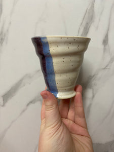 Wine Cup in "Blueberries and Cream"