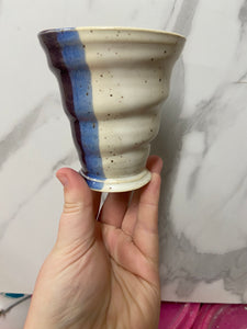 Wine Cup in "Blueberries and Cream"