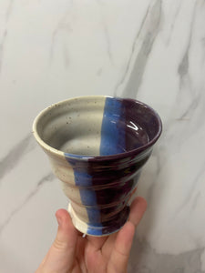 Wine Cup in "Blueberries and Cream"