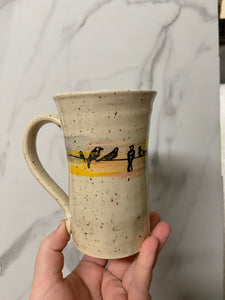 Birds on a Line Mug | ~14 oz