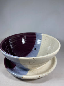 Small Planter in "Blueberries and Cream" | 5.5" wide