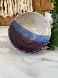 Cereal Bowl in "Blueberries and Cream"