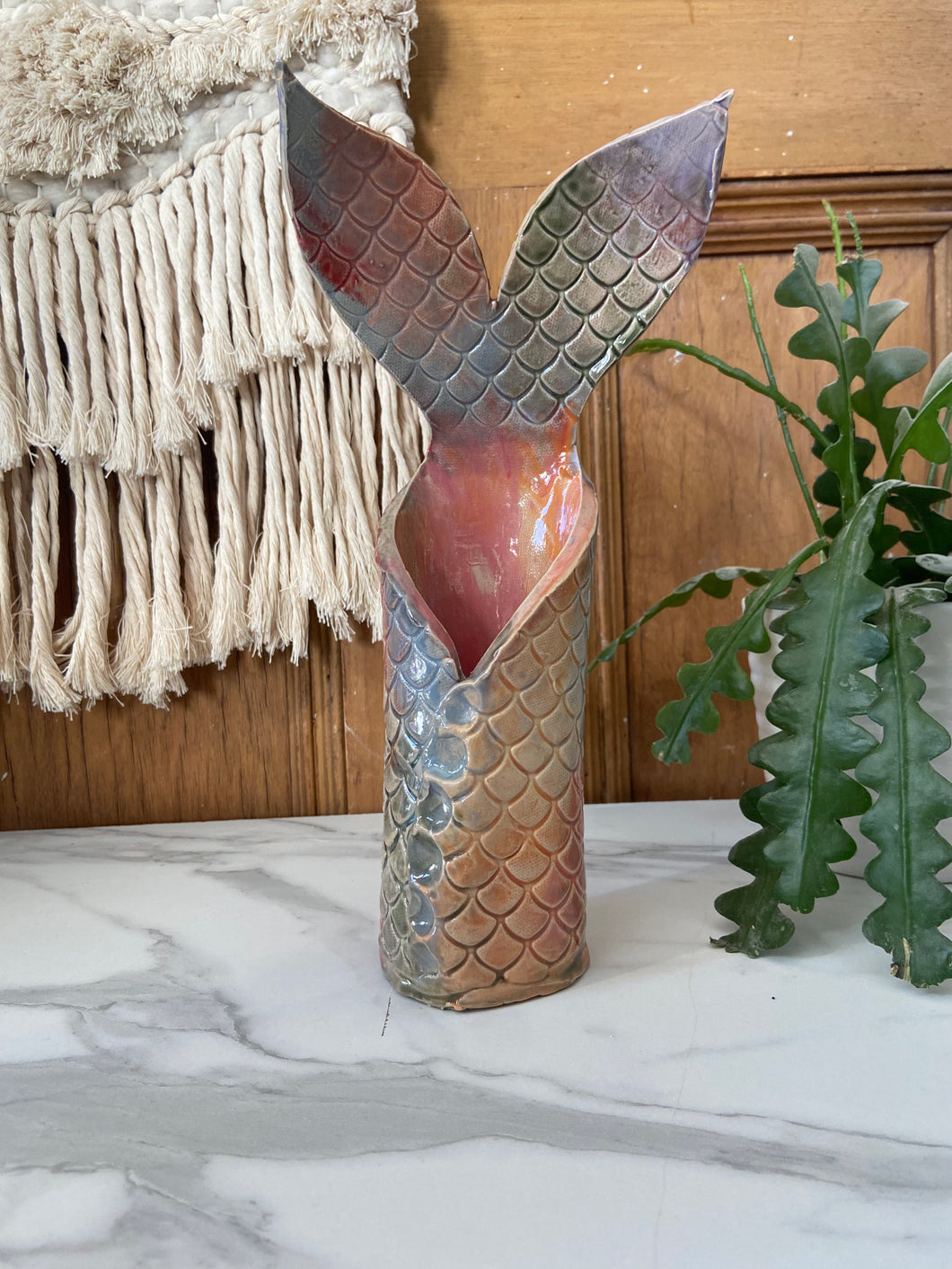 Mermaid Vase | Handbuilt